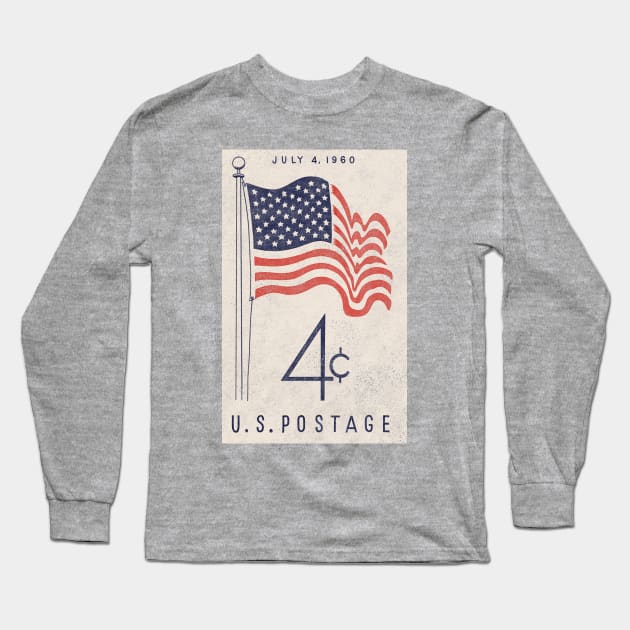 U.S. Postage Long Sleeve T-Shirt by ThirteenthFloor